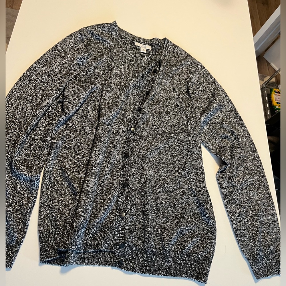 Croft & Borrow Glittery Gray sweater